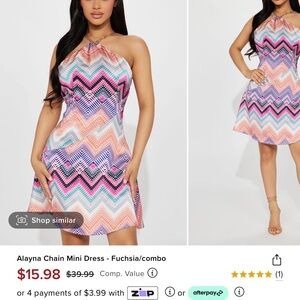 Fashion Nova Halter Dress